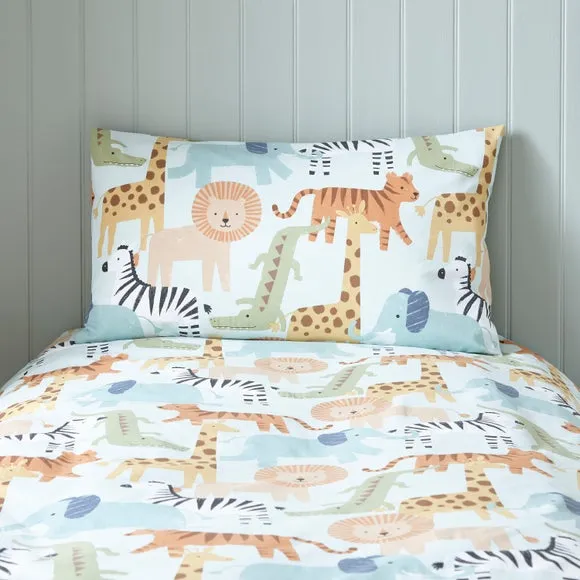 Safari Adventure Organic Cotton Duvet Cover and Pillowcase Set 3