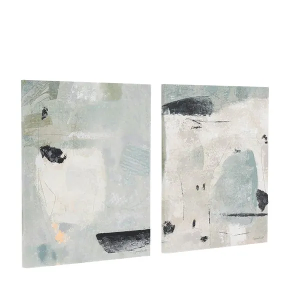 Cedar and Sage Set of 2 Abstract Air Canvases 6