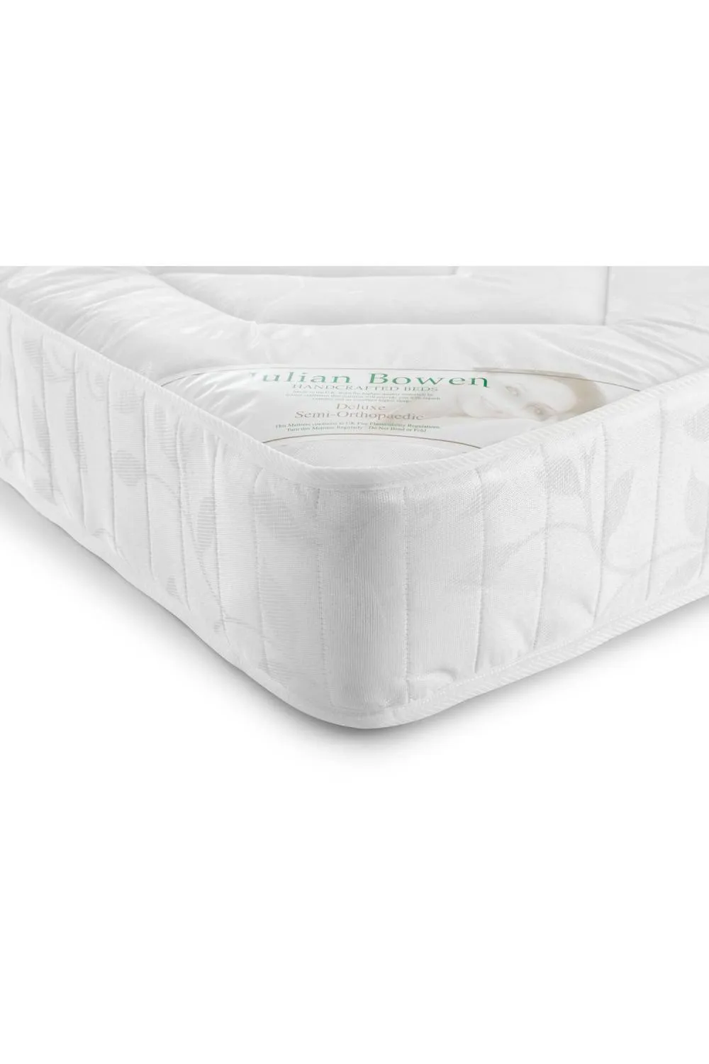 Julian Bowen Deluxe Semi-Orthopaedic Spring Mattress in White 4