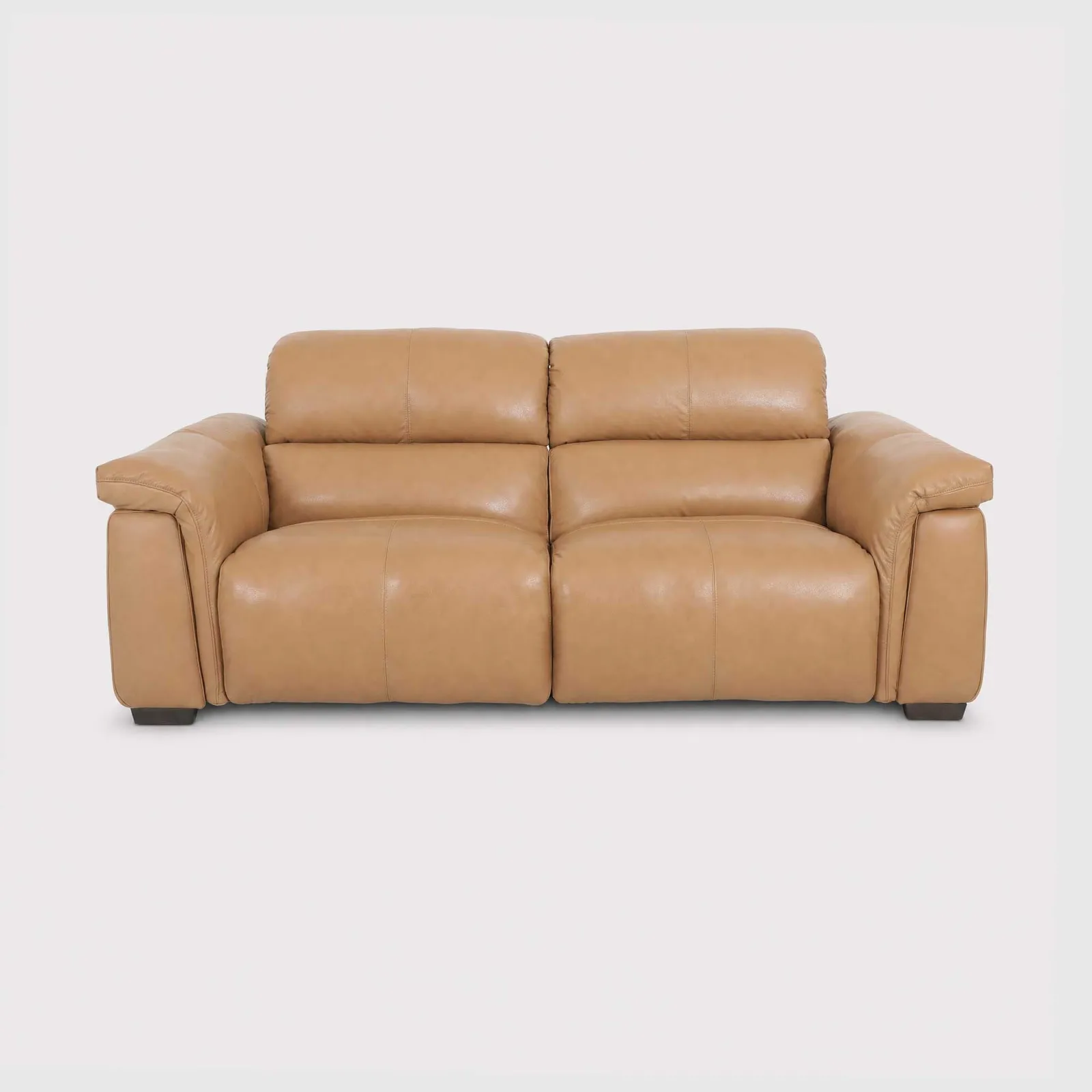 Mortimer 2.5 Seater Power Recliner Sofa, Brown Leather | Barker & Stonehouse