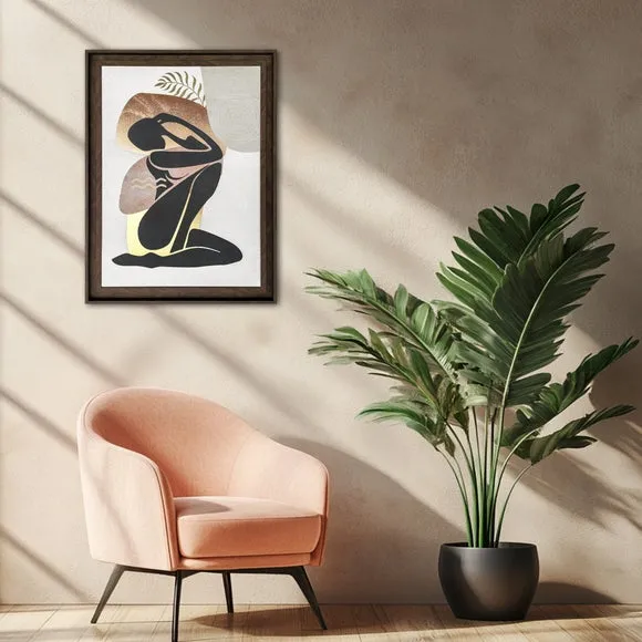 Lady by Emel Tunaboylu Framed Canvas