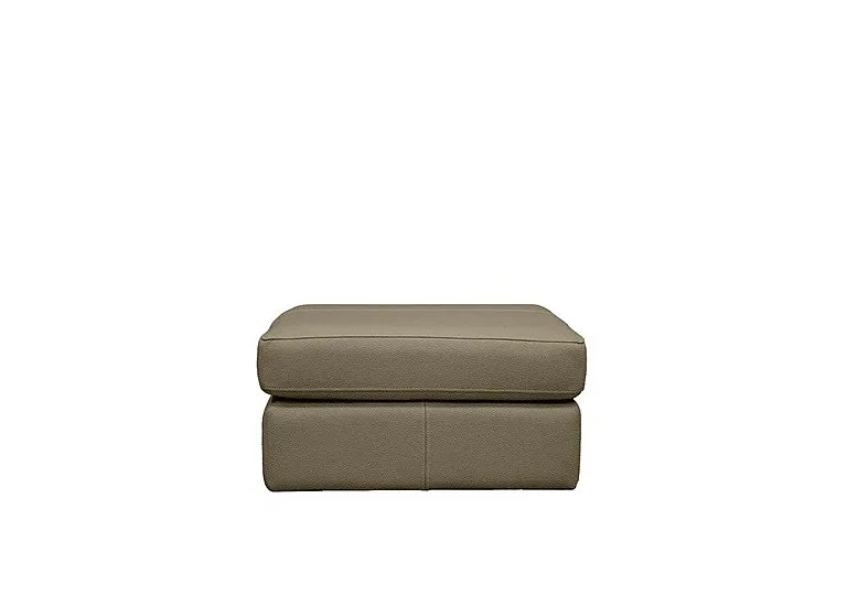 Seattle Leather Footstool