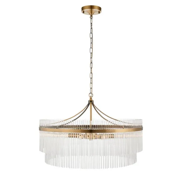 Vogue Langdon Grand Art Deco 7 Light Adjustable Chandelier 5