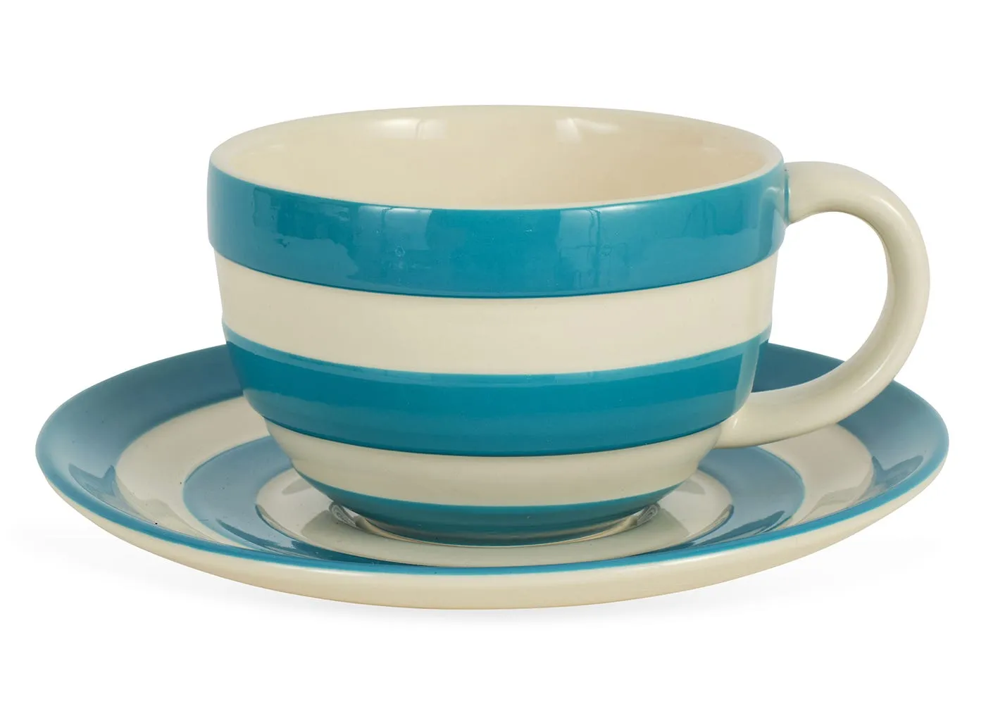 Heal's x Cornishware Cornishware Cup And Saucer