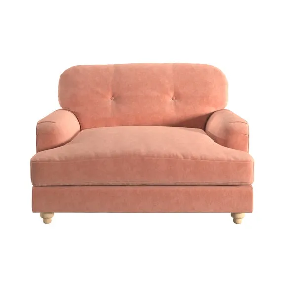 Martha Vintage Velvet Snuggle Chair 2