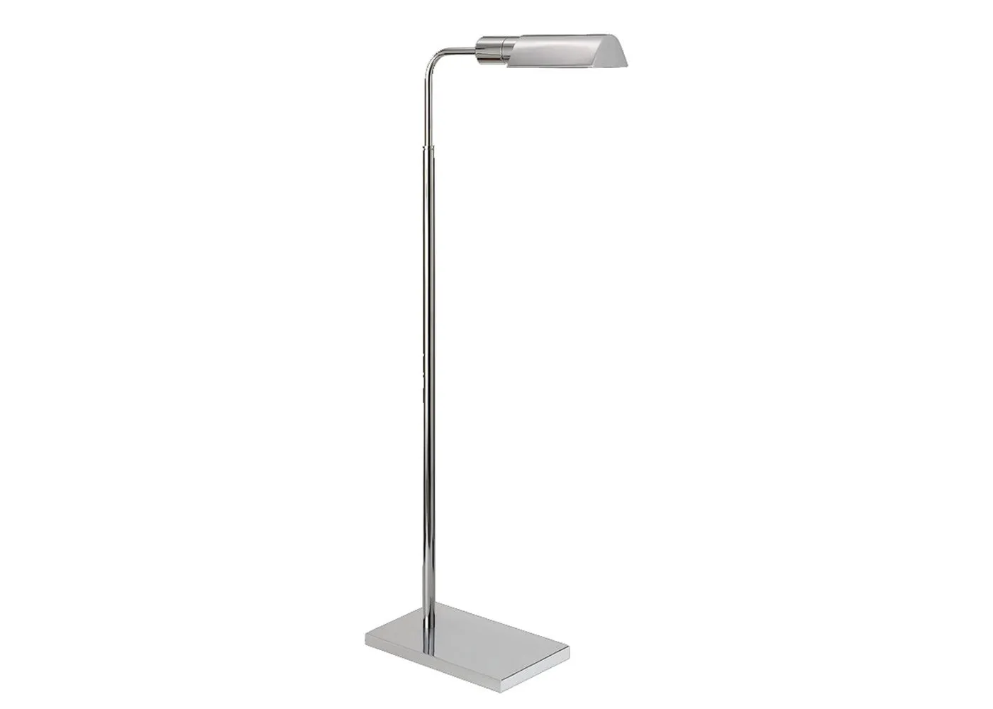 Visual Comfort Studio Adjustable Floor Lamp Polished Nickel