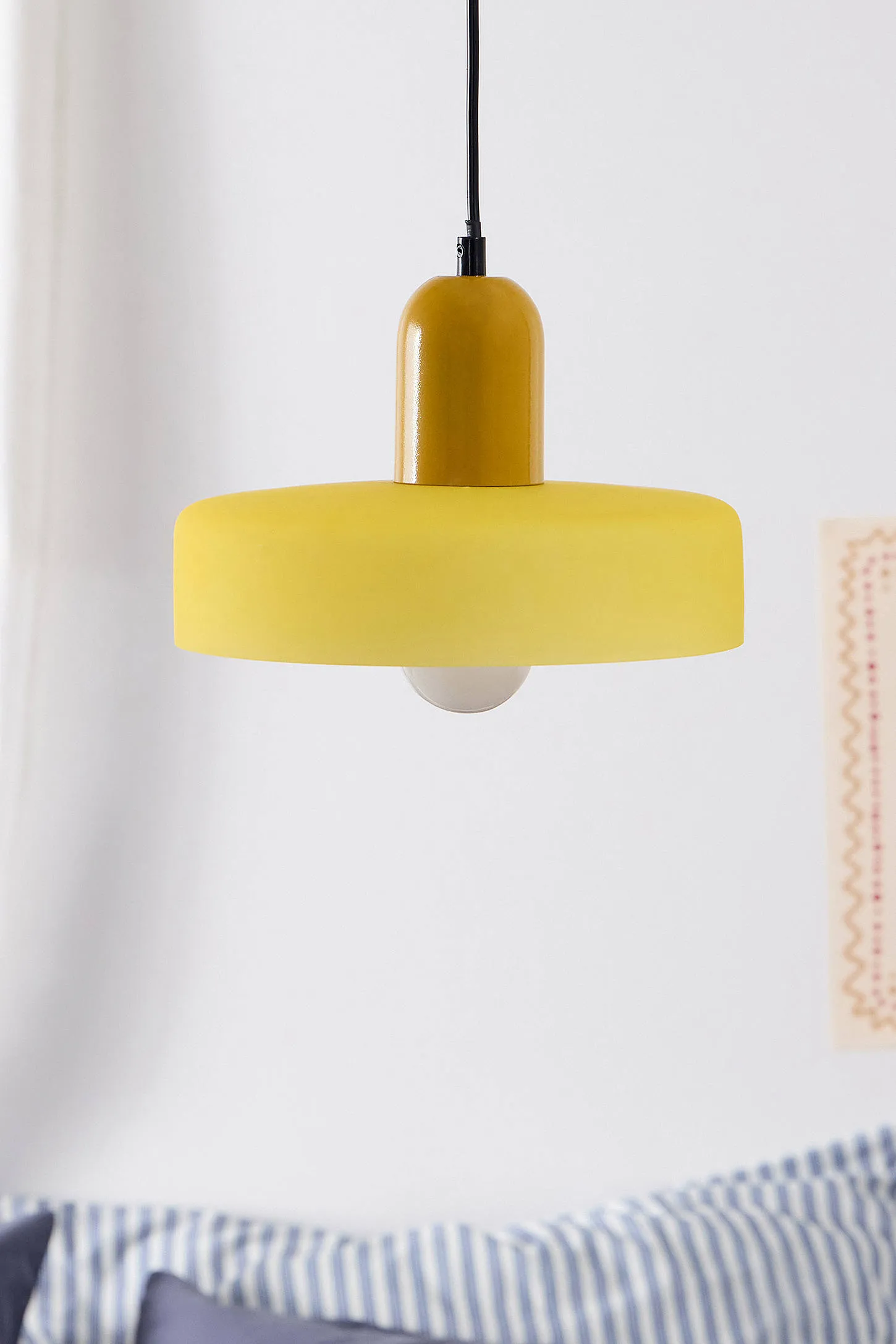 Scott Plug In Pendant Lamp - Yellow