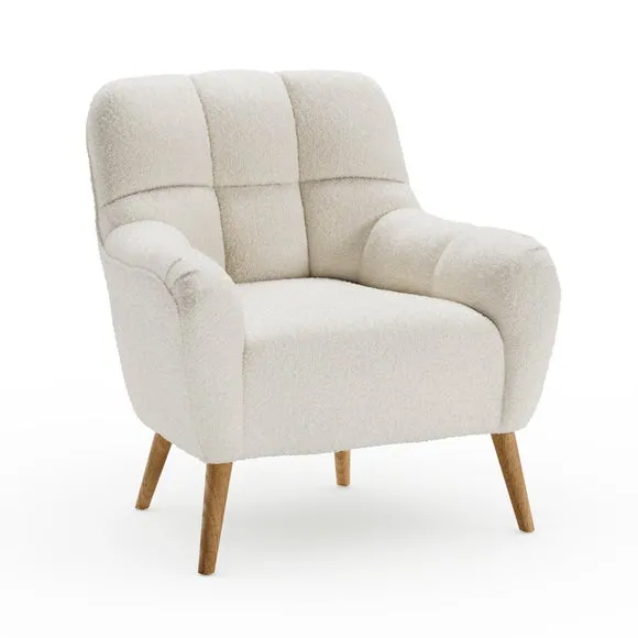 Jase Boucle Quilted Back Armchair 5