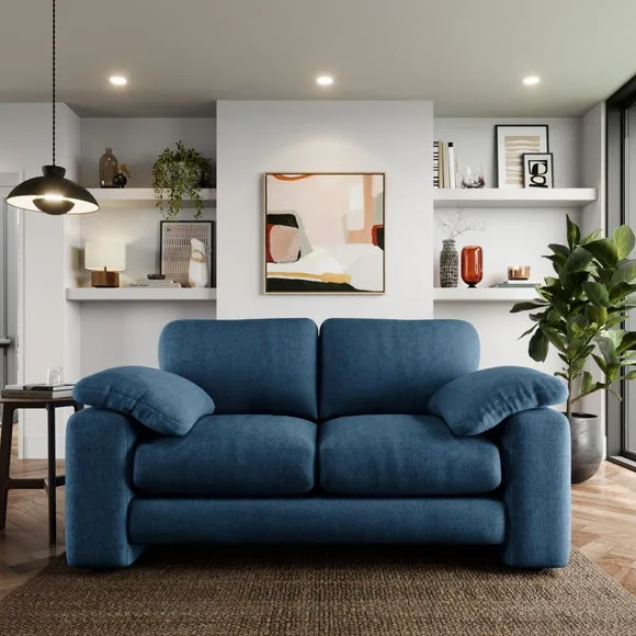 Magnus Vintage Soft Chenille 2 Seater Sofa