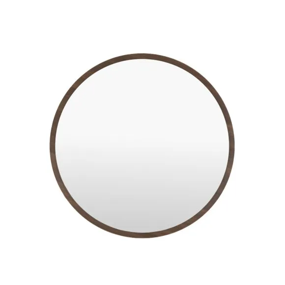 Cedar and Sage Skandia Round Wall Mirror