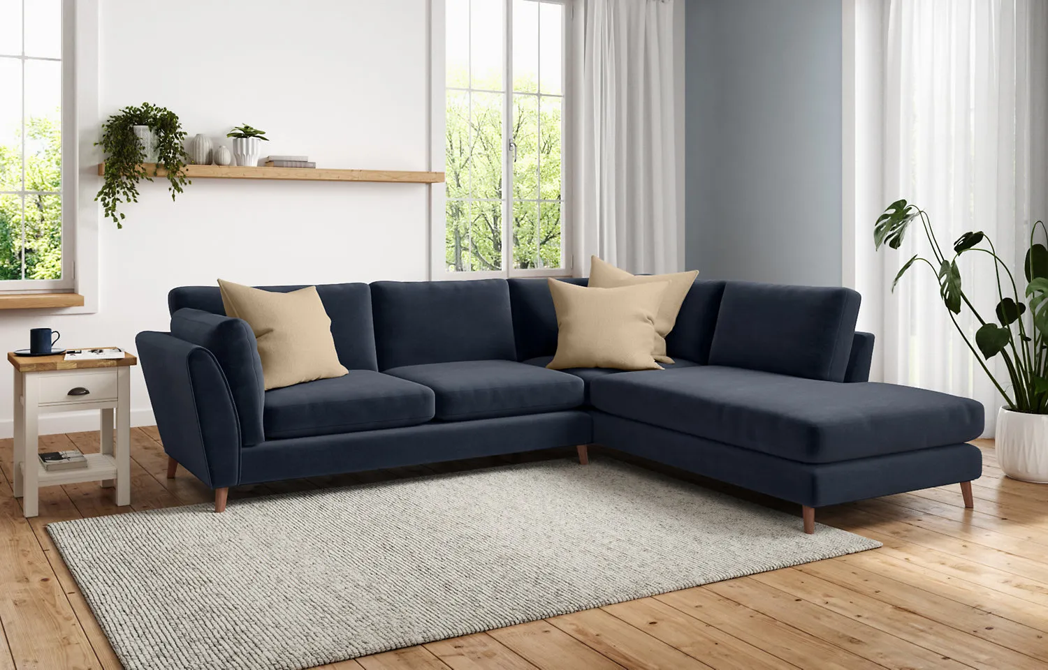 M&S Finch Corner Chaise Sofa (Right-Hand)