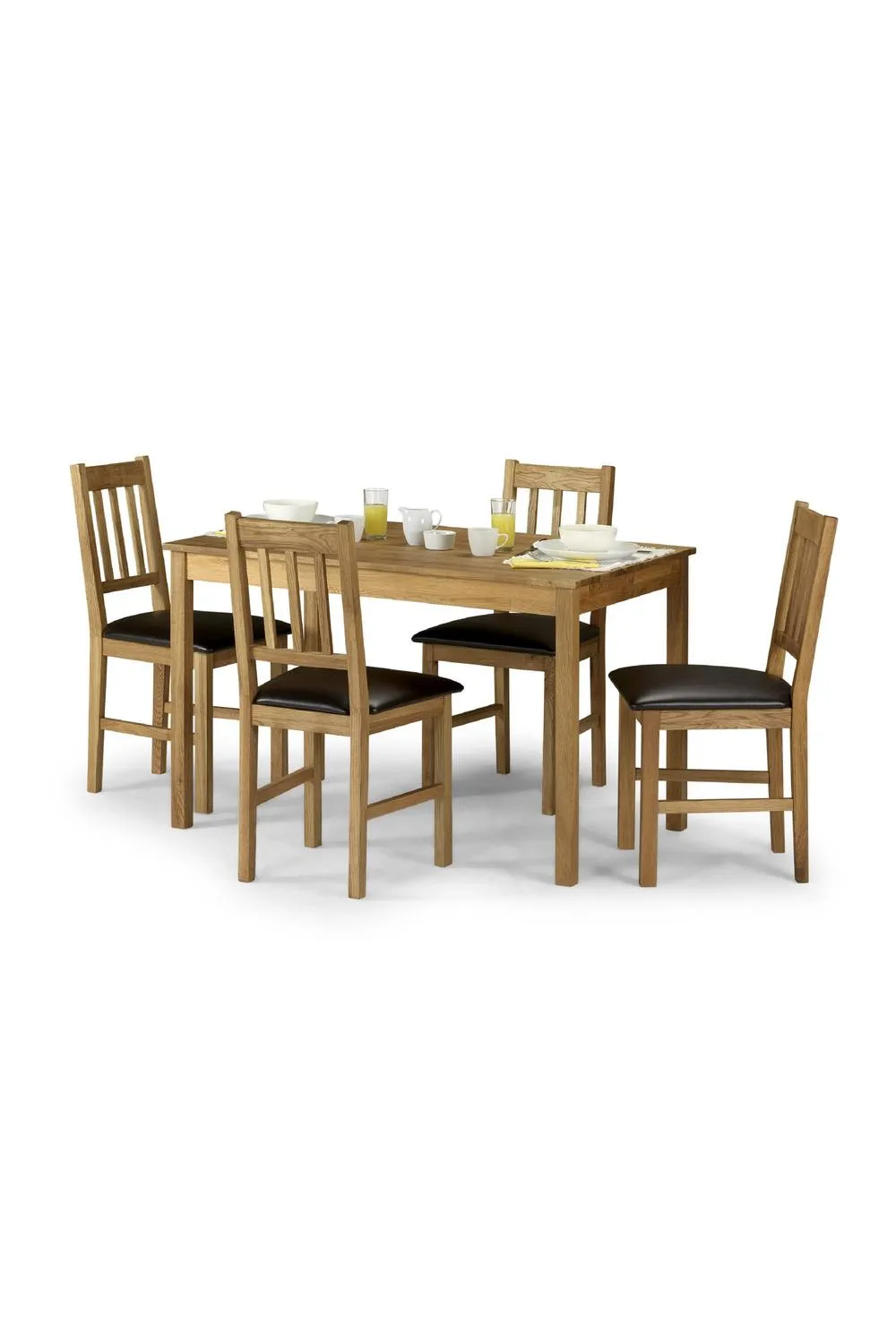 Julian Bowen Coxmoor Dining Chair (Set of 2) in Light Oak 6