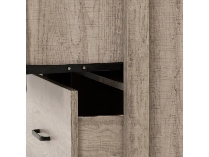 Seconique Oliver 6 Drawer Chest in Light Oak 5