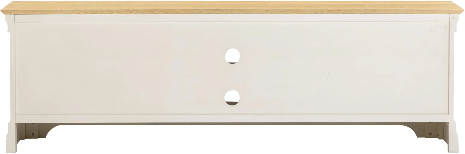 Seconique Bordeaux TV Stand (Fully Assembled) in Ivory 6