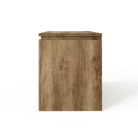 Canyon Oak 2 Drawer TV Unit for TVs up to 44" 6