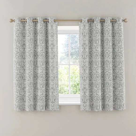 Alora Chenille Thermal Eyelet Curtains 5