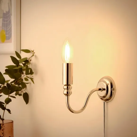 Pride and Joy Plug In Wall Light 2