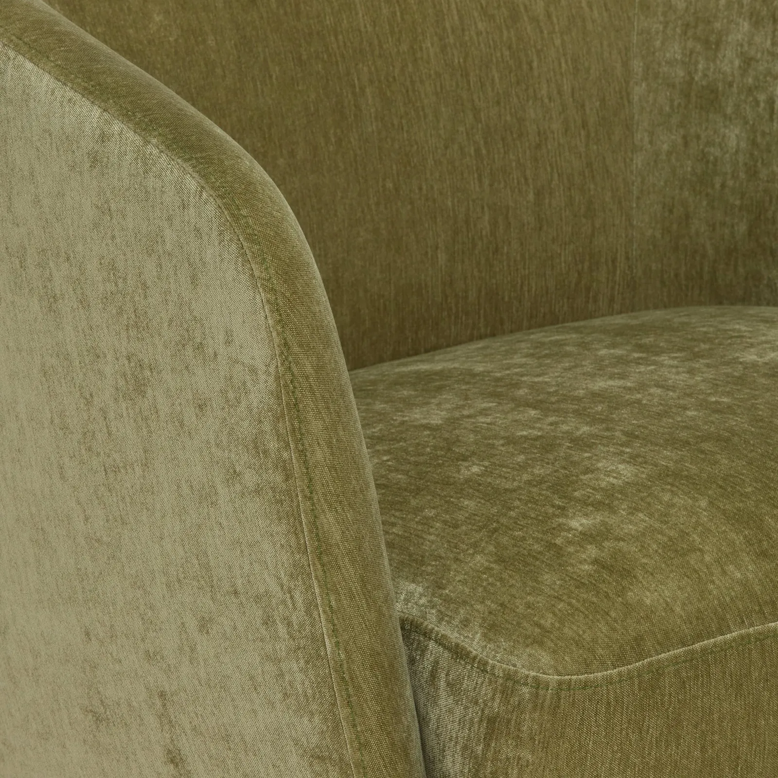 Pellaro Swivel Armchair, Green Fabric | Barker & Stonehouse 4