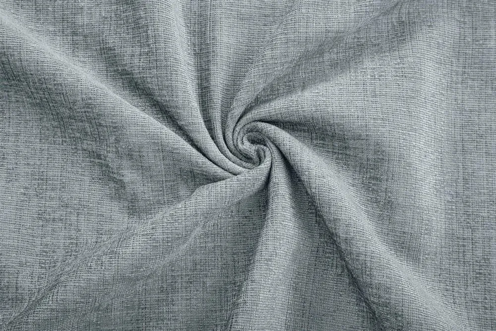 Sundour Amberley Chenille Eyelet Curtains in Grey 5