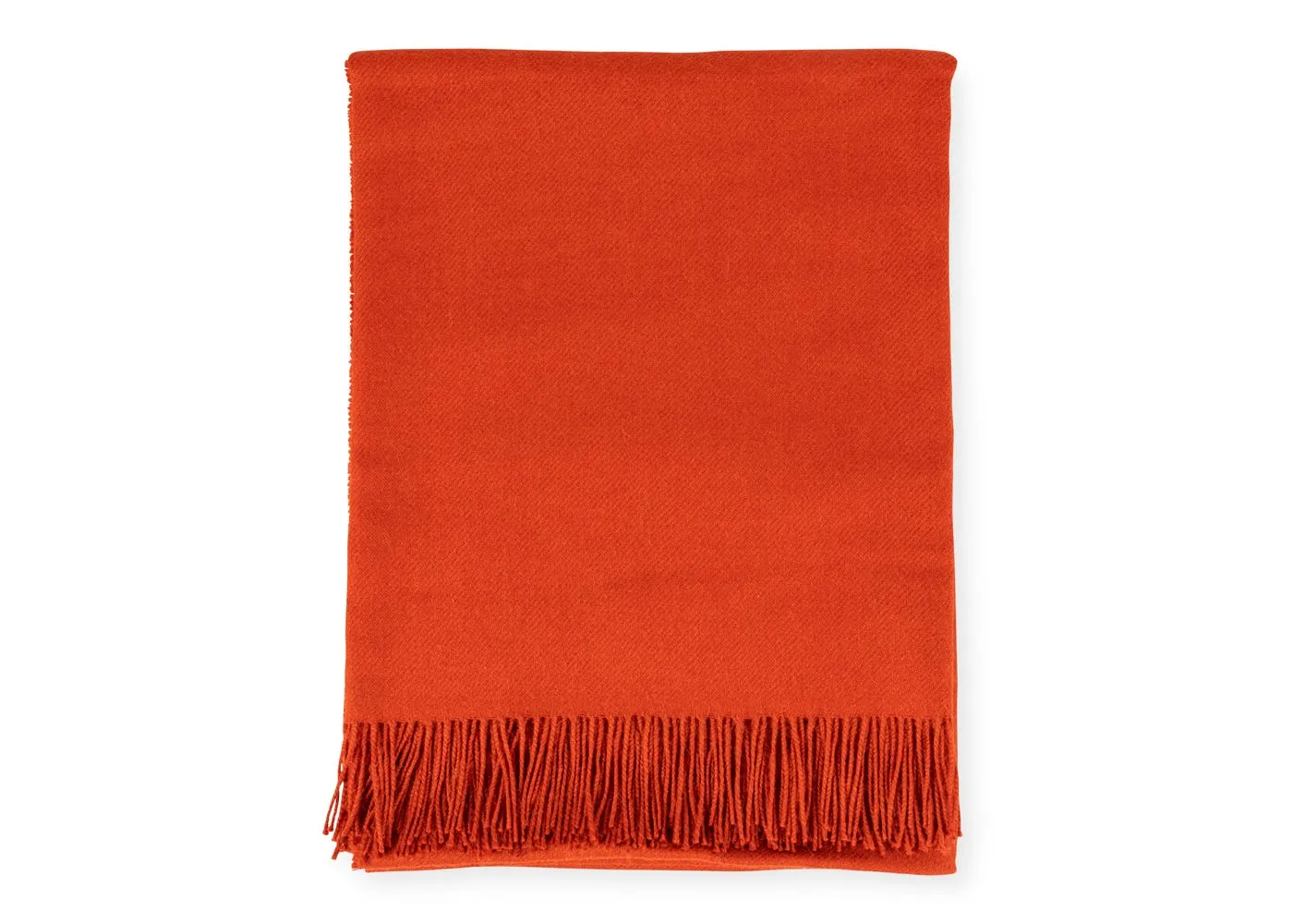 Heal's Pure Alpaca Throw Rust