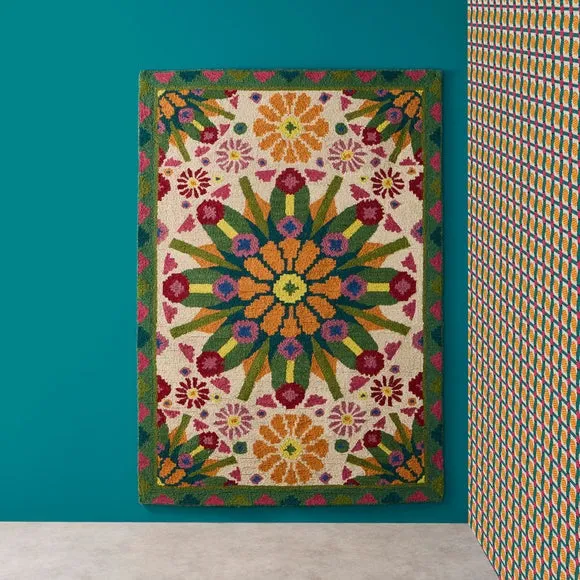 Yinka Ilori Kaleidoscope Wool Rug 5
