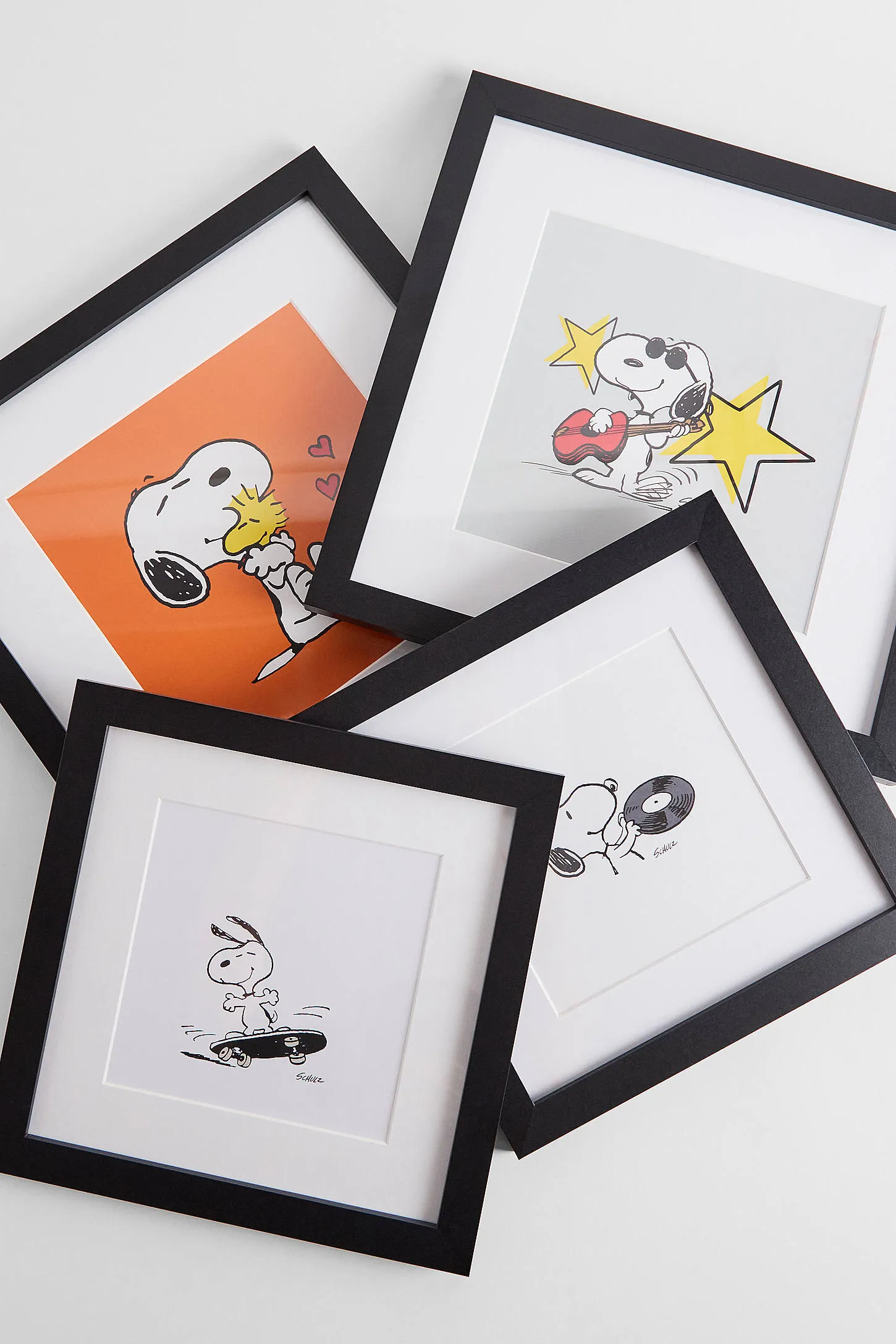 Urban Outfitters,Magpie x Peanuts Peanuts Rockstar 12x12 Framed Wall Art Print 4