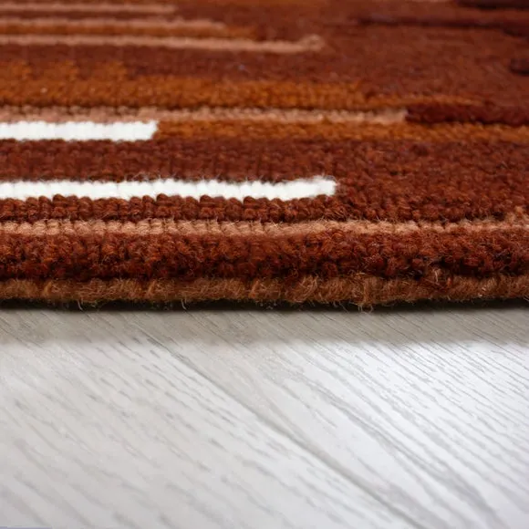 Seren Abstract Wool Rug 4