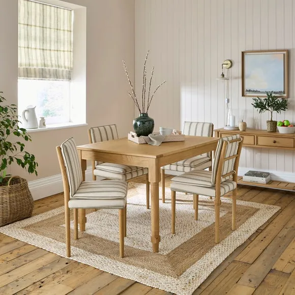 Churchgate Walcote Dining Chair, Striped Fabric 2