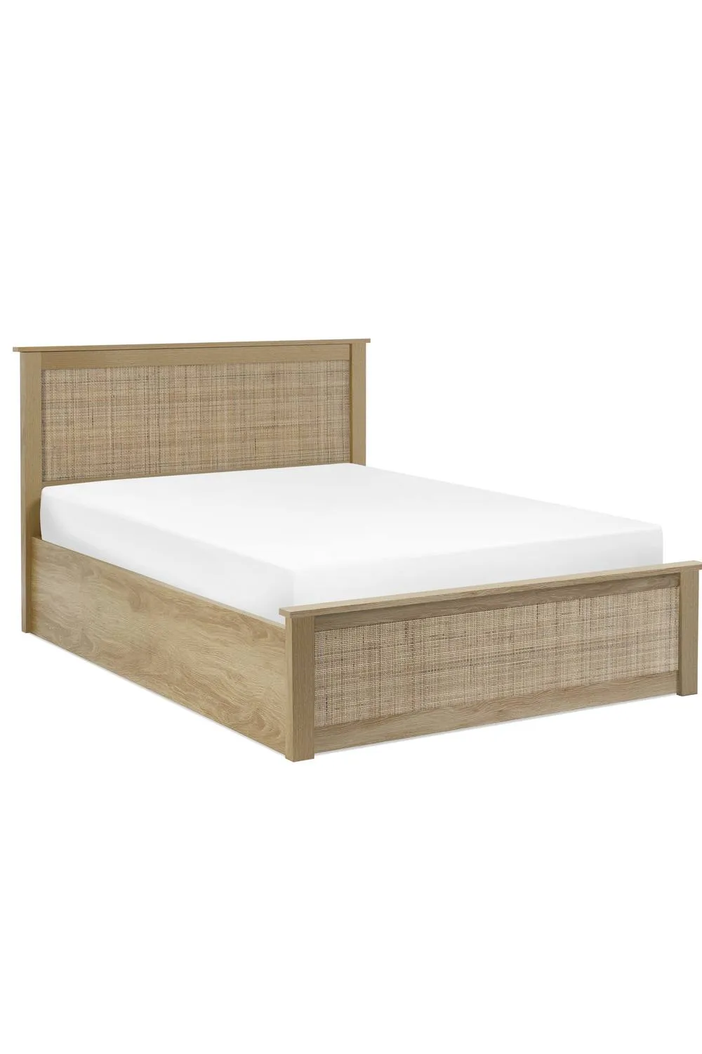 Julian Bowen Padstow Rattan Effect Ottoman Storage Bed in Natural 3