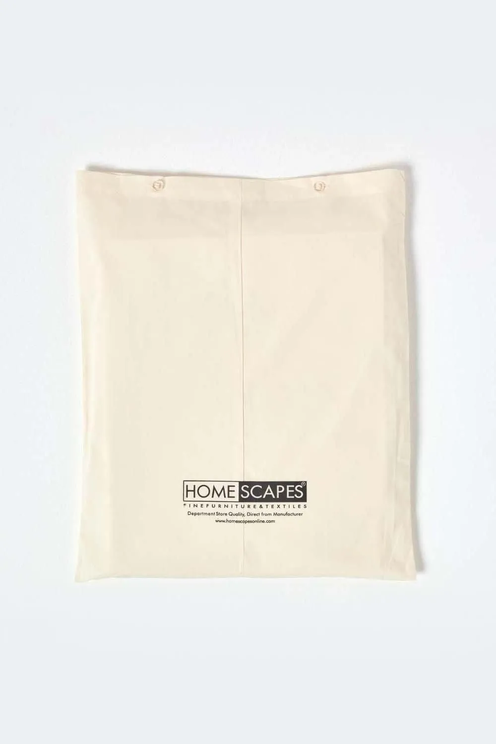 Homescapes Continental Egyptian Cotton Duvet Cover Set 200 TC in Cream 5