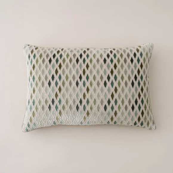 Diamond Cut Velvet Rectangle Cushion 3