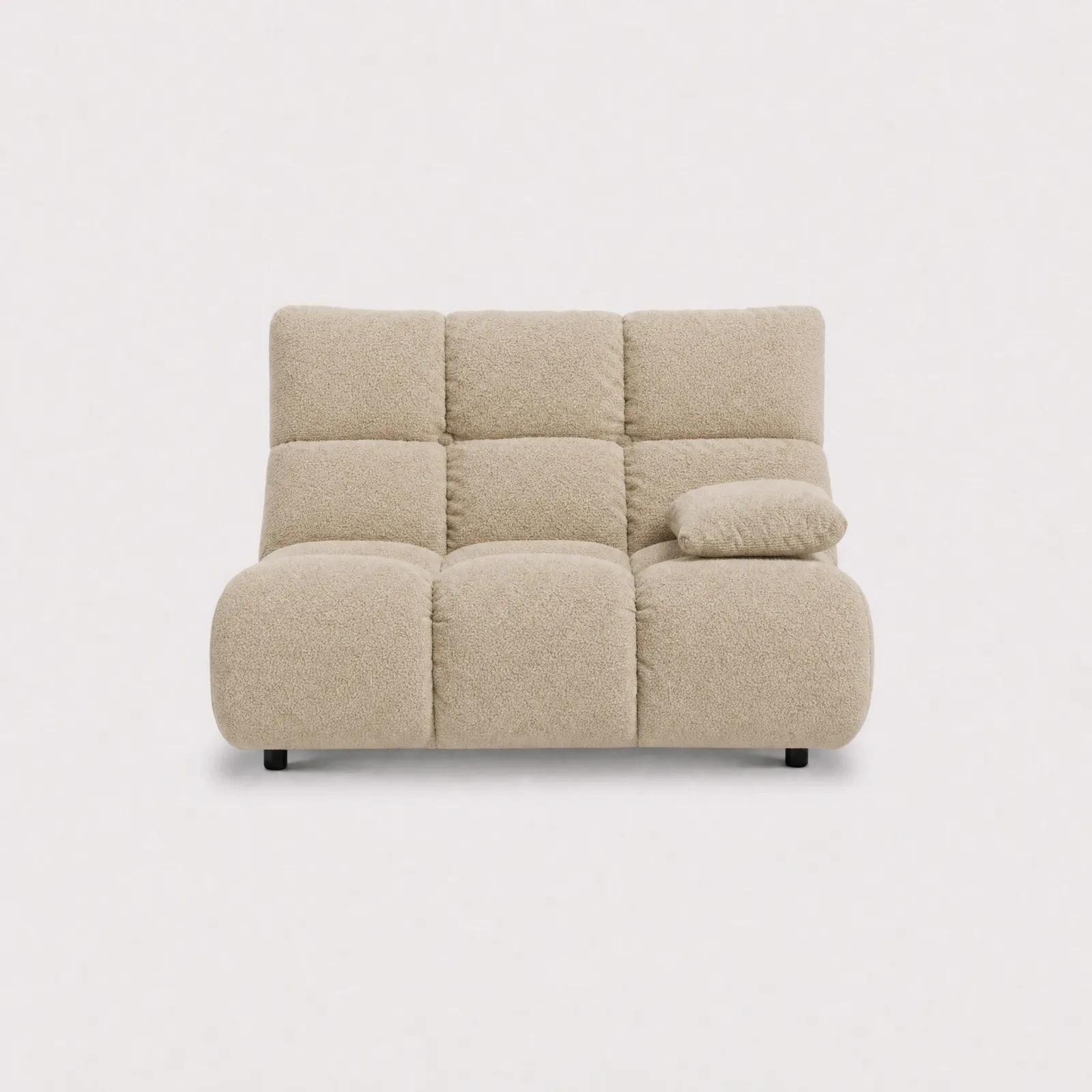Bryce 1.5 Seater With Armrest Right, Neutral Fabric | Barker & Stonehouse 1