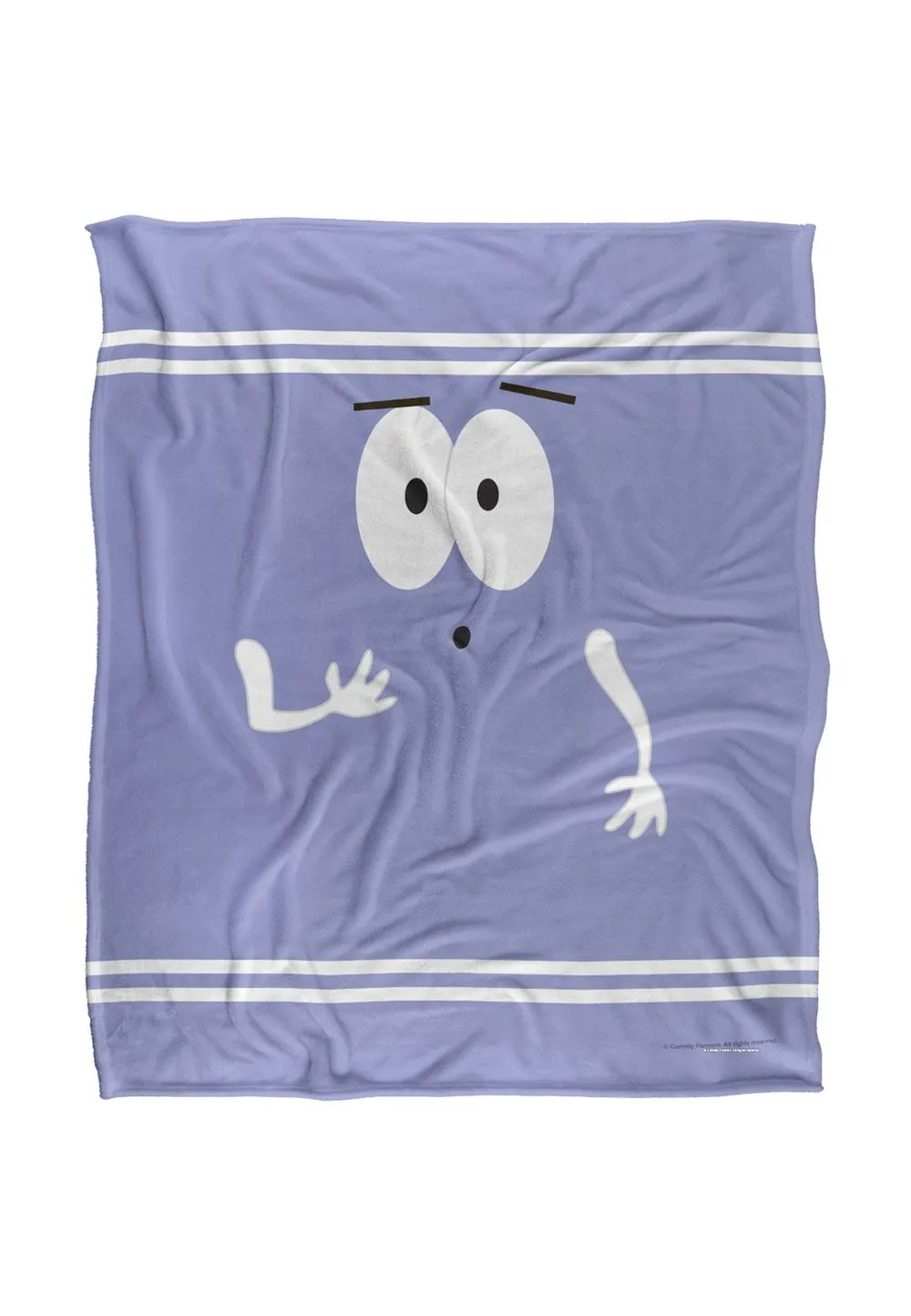 South Park Towelie Surprised Silky Touch Super Soft Throw Blanket 152 X 127 cm in White