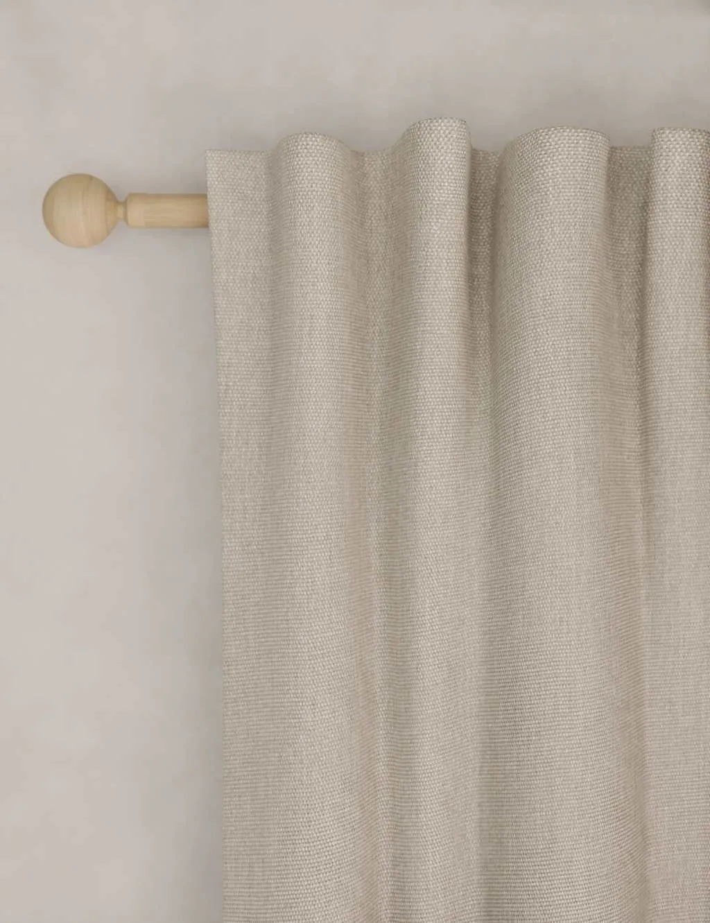 M&S Brushed Multiway Blackout Curtains Champagne