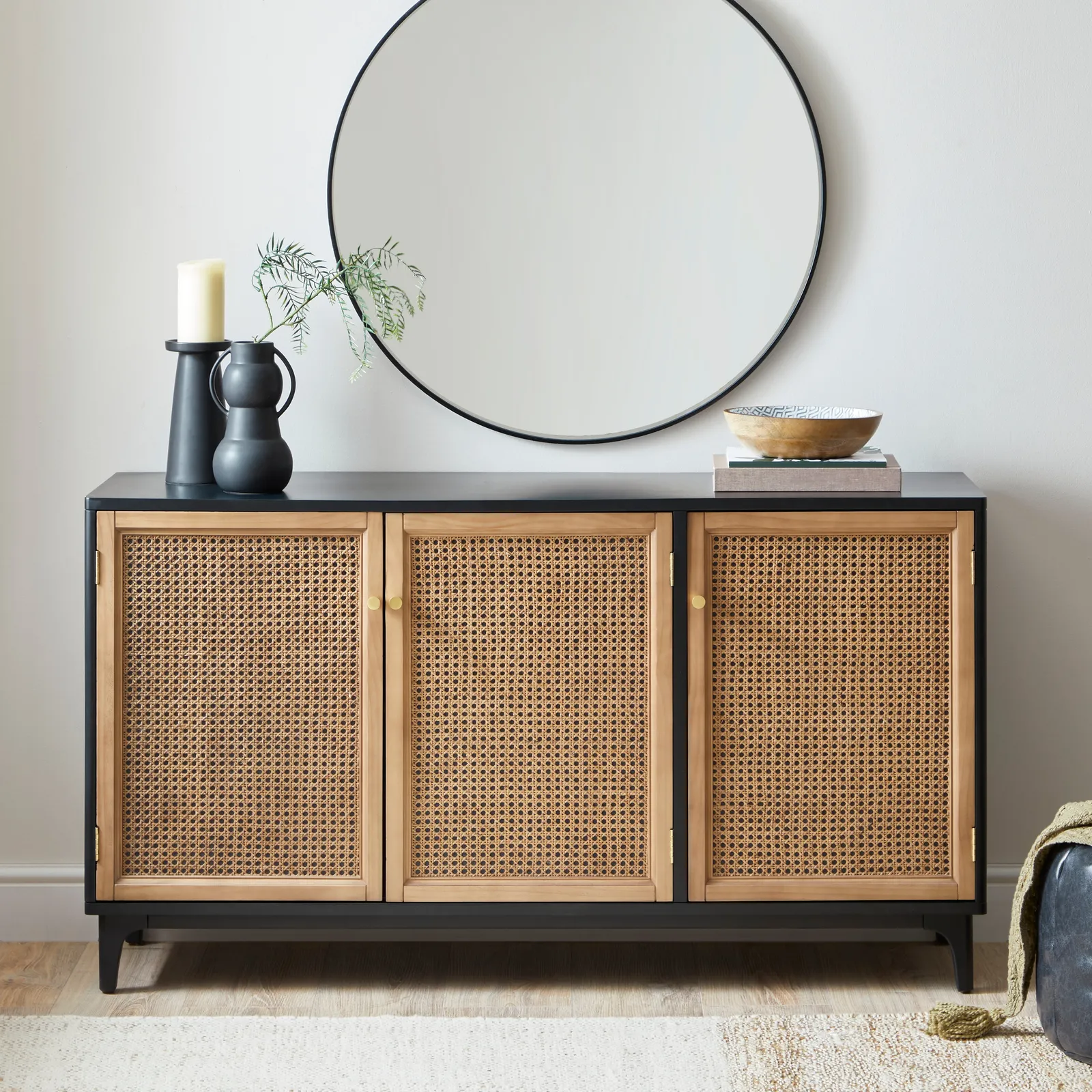 Franco Large Sideboard Black