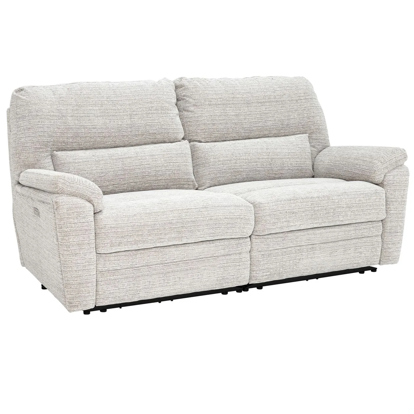 Teifi Large 2 Seater Recliner Sofa, Caledonian Pebble