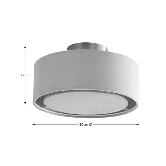 Nesa Shallow Flush Ceiling Light 6