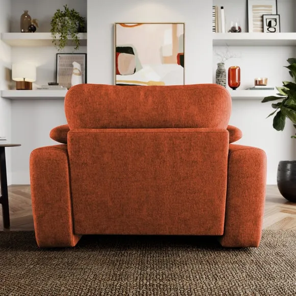 Magnus Vintage Soft Chenille Snuggle Sofa 3