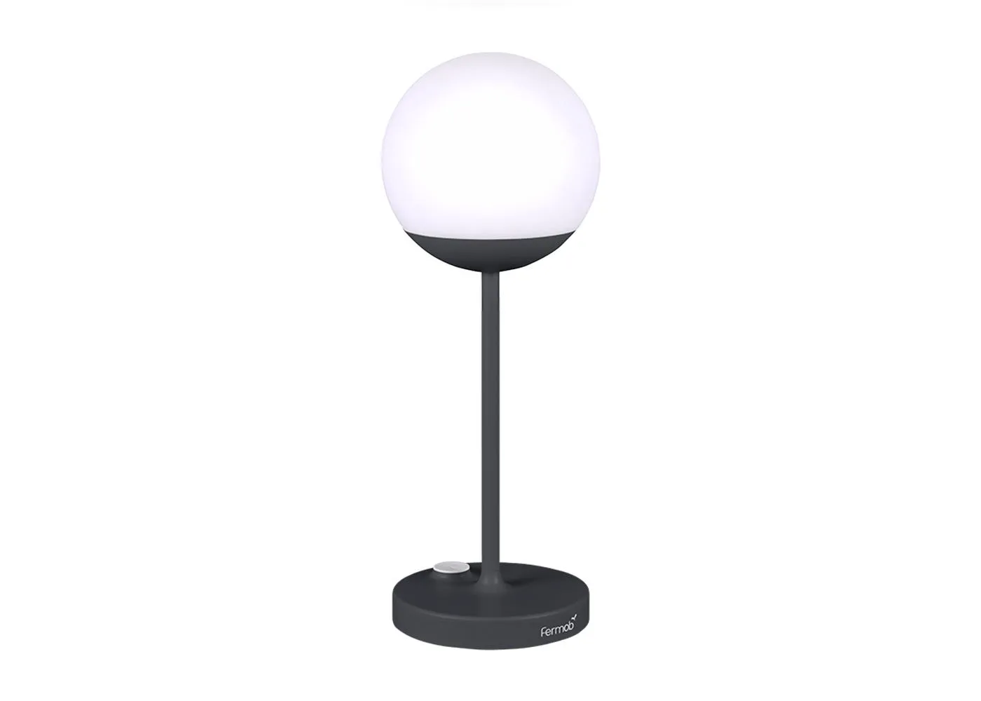 Fermob Mooon LED Outdoor Table Lamp Anthracite Small