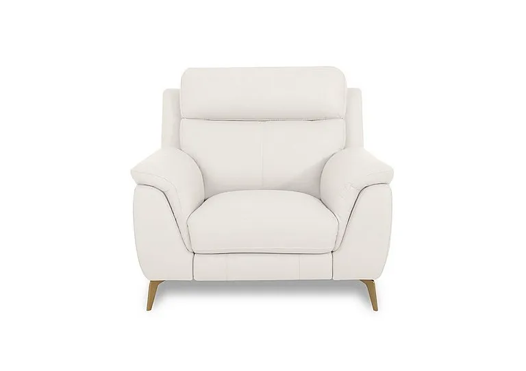 Eclipse Leather Chair - Star White