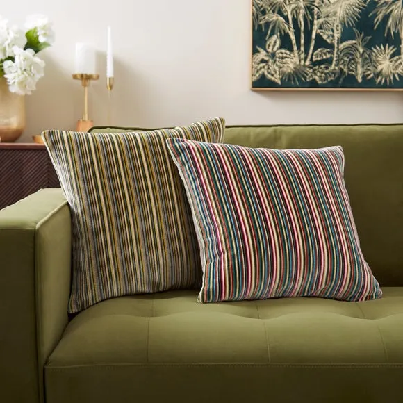 Velvet Striped Cushion Cover 4
