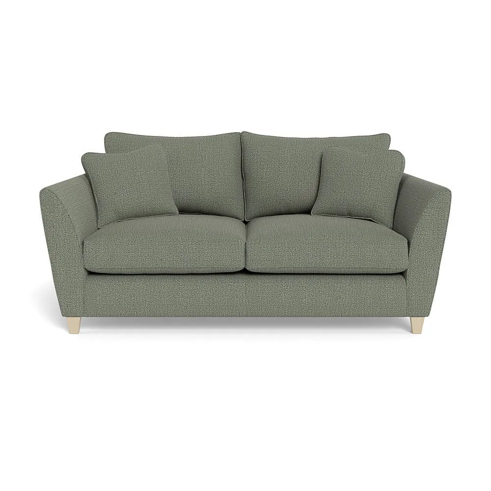 Heal's Torino 3 Seater Sofa Boucle Tweed Lapis Natural Feet 1