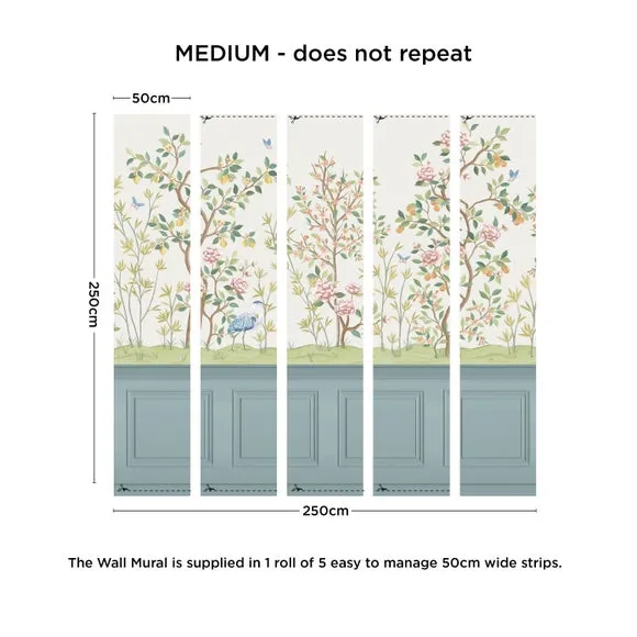 Chinoiserie Panelling Wall Mural 4