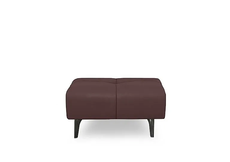 Sienna Leather Large Footstool
