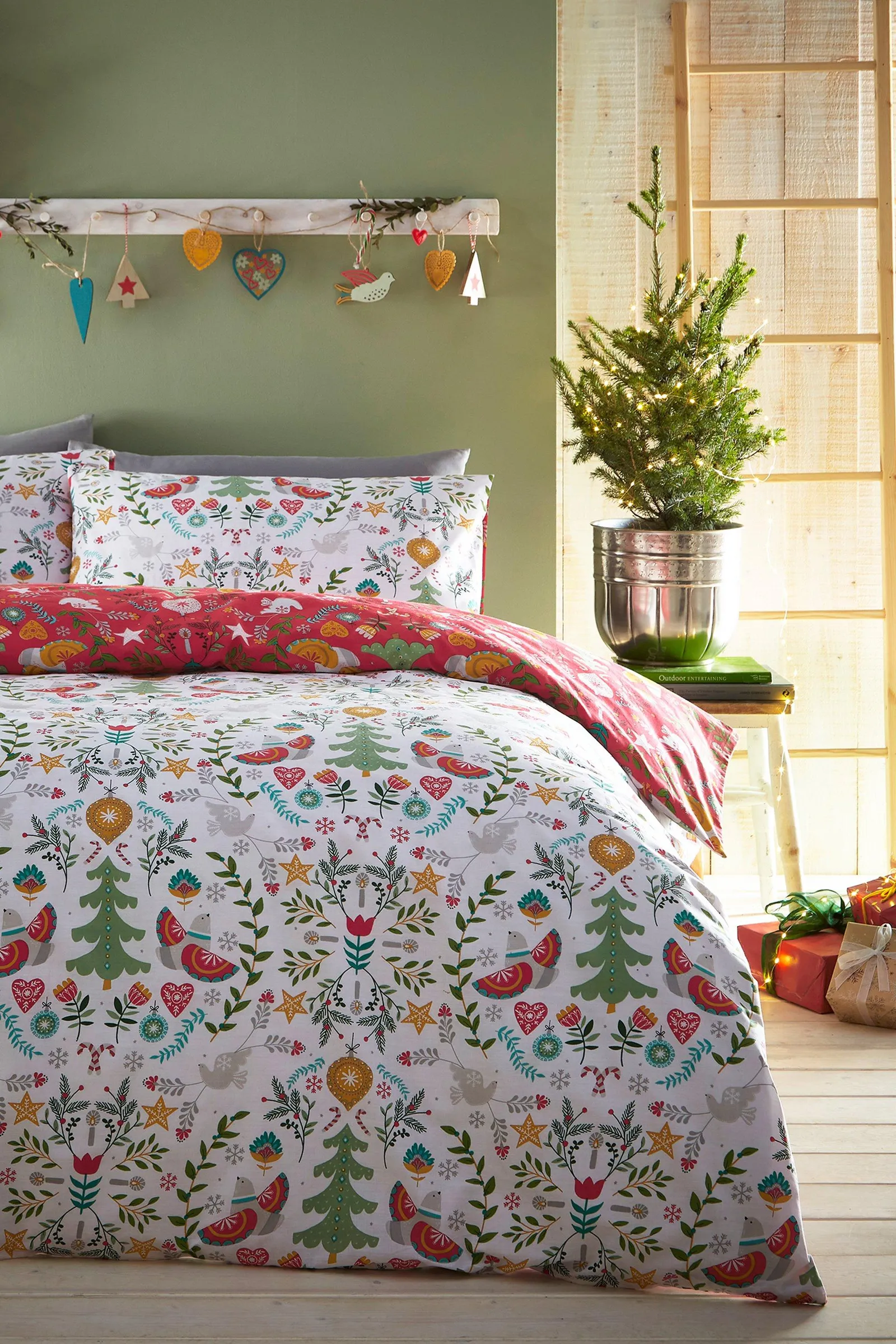 Scandi Festive Double Duvet Set