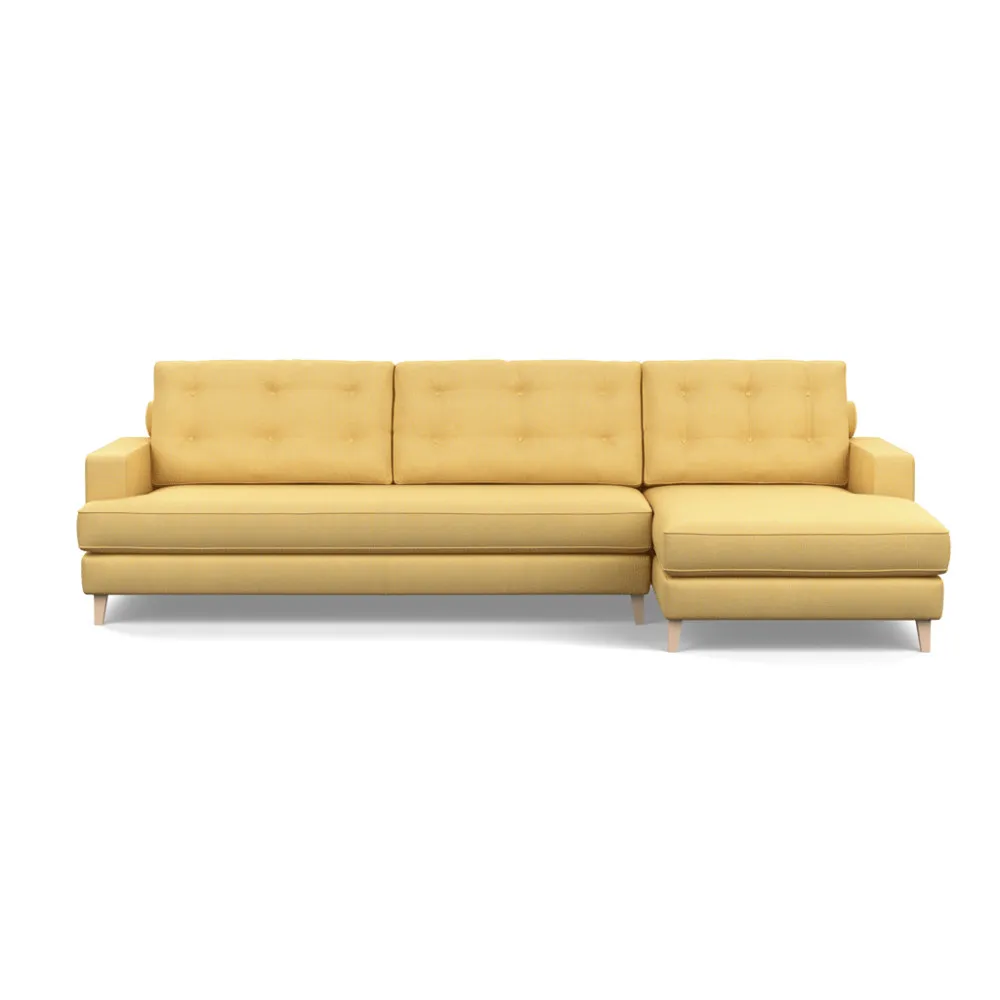 Heal's Mistral Right Hand Facing Corner Sofa Tejo Recycled Ochre Natural