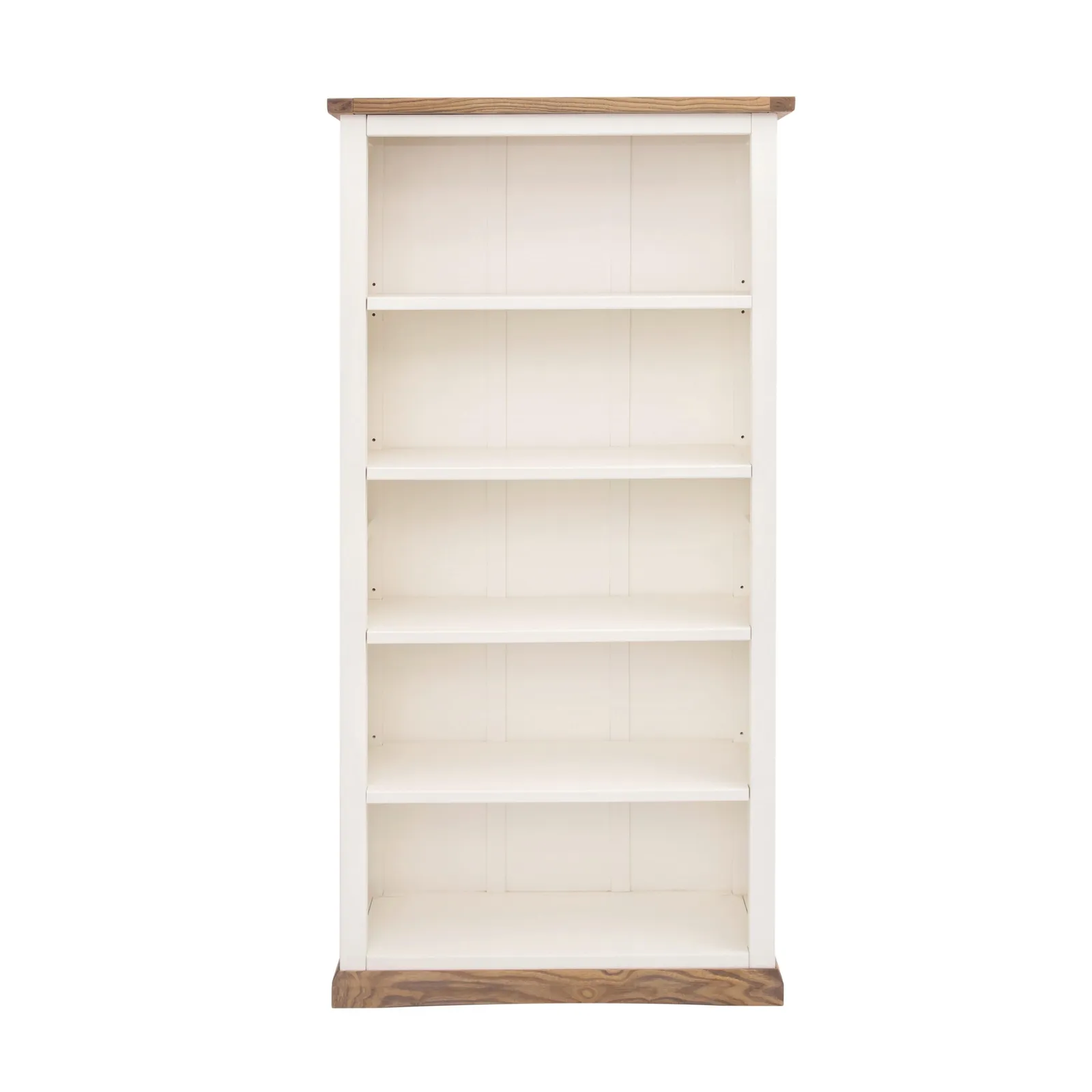 Cabinet Bits Bookcase with plinth 180x90x30cm in Off-White