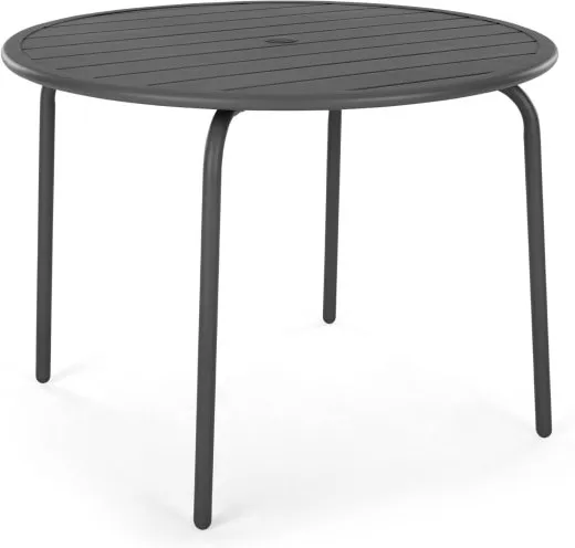 MADE Essentials Tice Garden 4 Seater Dining Table, Grey 