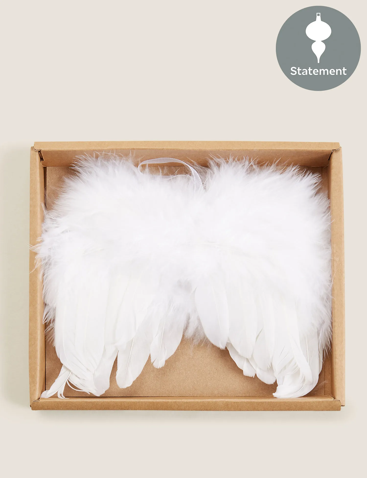 M&S 3 Pack Feather Wing Hanging Decorations