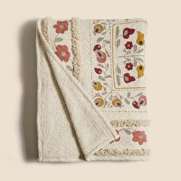 Churchgate Morcott Tufted Matelassé Throw Blanket 130cm x 170cm 5